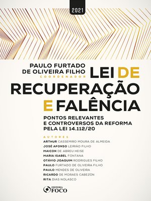 cover image of Lei de Recuperação e Falência